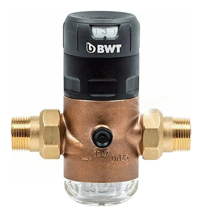 Редуктор давления BWT D1 Red 1“ красная латунь, холодная вода