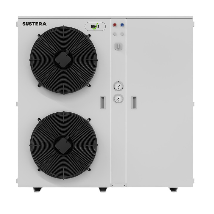 Компрессорно-конденсаторный блок SUSTERA Rime M9 1405x710x1420 мм среднетемпературный, металлический, белый