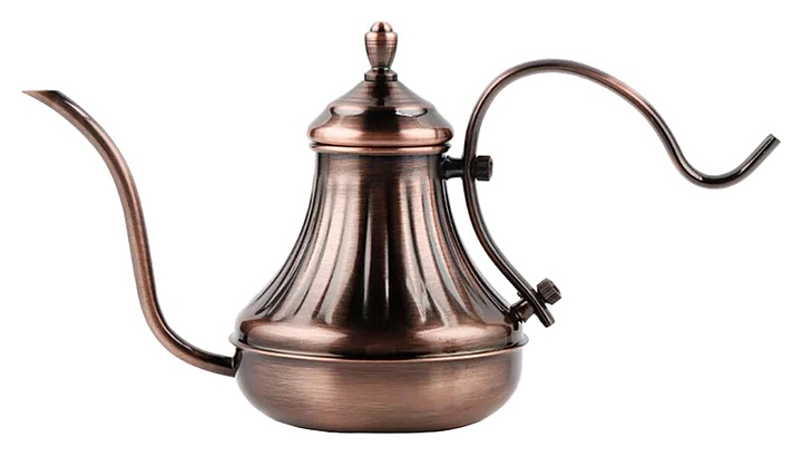 Чайник для пуровера P.L. Barbossa D000864-1 Бариста Antique 650 мл (нерж. сталь) антик