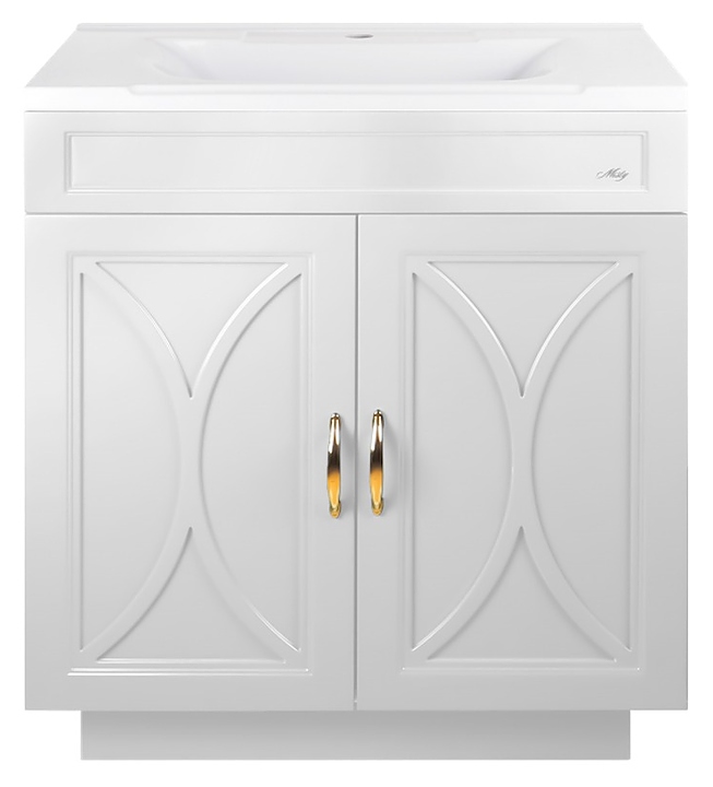 Тумба под раковину Misty Амбра-70 67х80 см, белая