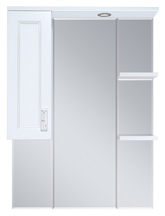 Шкаф зеркальный Misty Дива-85 82,5х100 см с подсветкой, левый