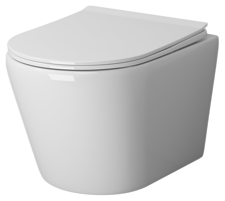 Унитаз подвесной с крышкой-сиденьем Grossman Fly GR-4478S белый