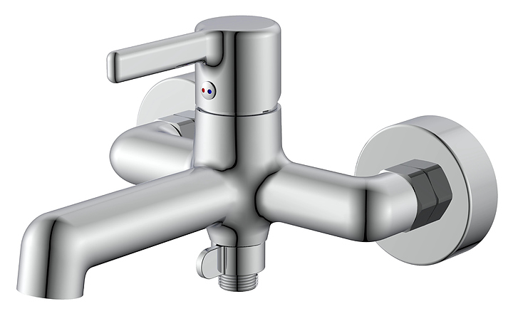 Смеситель для ванны и душа VODA Column CLM54 без аксессуаров