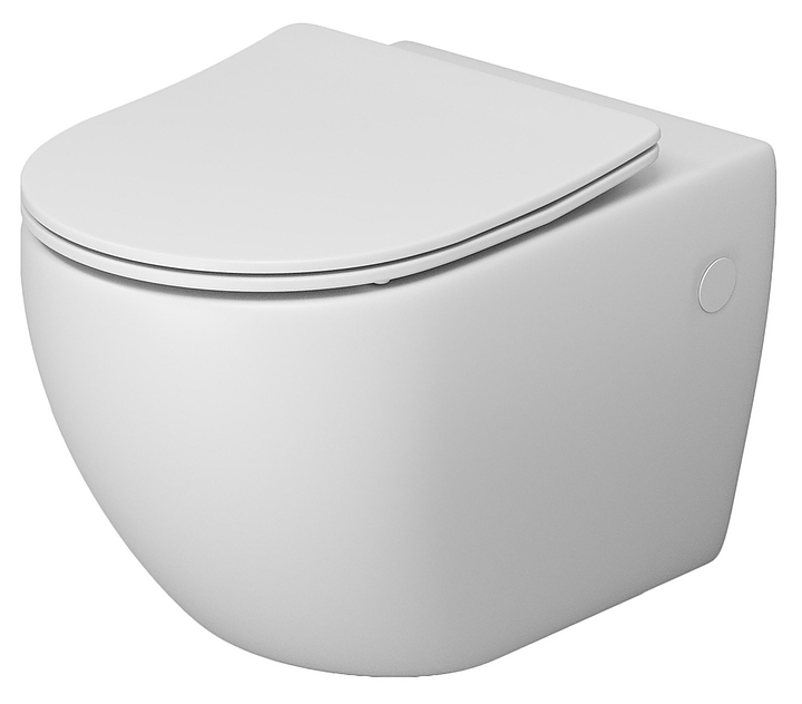 Унитаз подвесной с крышкой-сиденьем Grossman Color GR-4411MS белый матовый