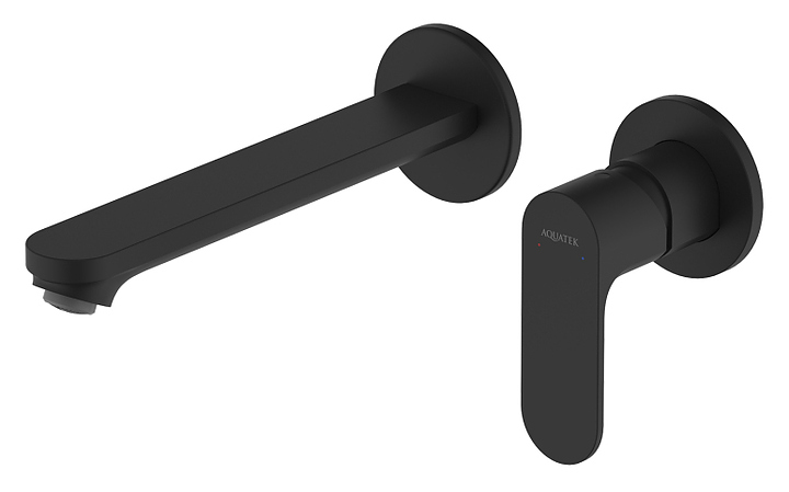 Смеситель для раковины Aquatek Альфа AQ1913MB матовый черный