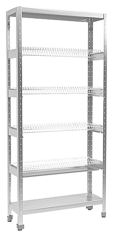 Стеллаж для тарелок ПищТех Эконом СКТК-4КЭ-2М