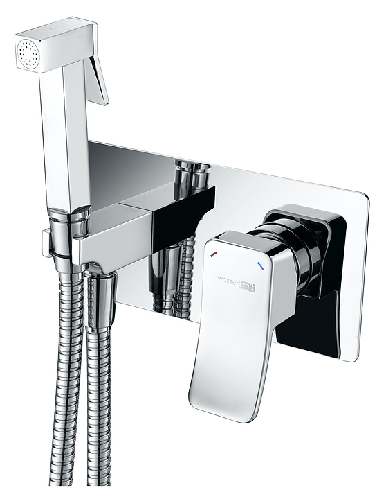 Душ гигиенический встраиваемый Wasserkraft Aller 10638 хром