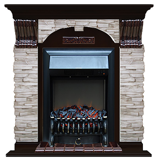 Камин Glenrich Арочный Fobos BL Мисхор №2 венге
