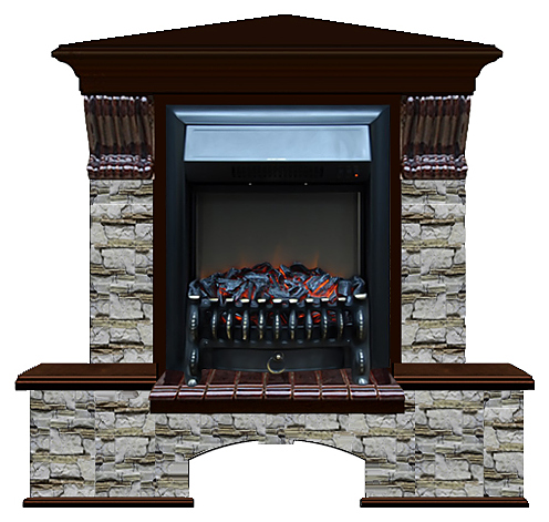 Камин Glenrich Бостон К Fobos BL Алтай дуб 46 угловой