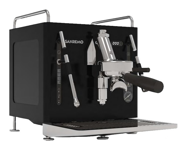 Кофемашина Sanremo Cube V Absolute 1 гр. полуавтомат, чёрная