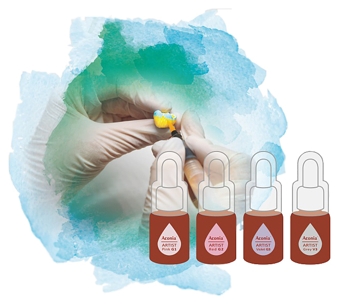 Краски для циркония Chengdu Besmile Biotechnology Aconia, Artist V1 опак