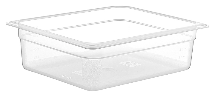 Гастроемкость Gastroplast GNPP-12100 GN 1/2-100 (325х265х100) 5 л полипропилен прозрачная