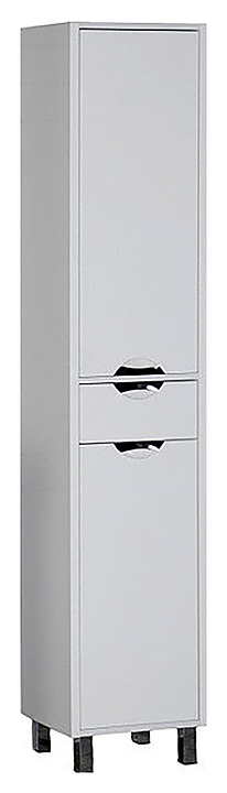 Шкаф-пенал Aquanet Гретта 40 б/к белый, с бельевой корзиной