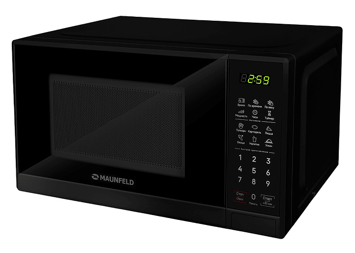 Микроволновая печь Maunfeld MFSMO720EB07 20 л 700 Вт 445х325х255 мм настольная, черный