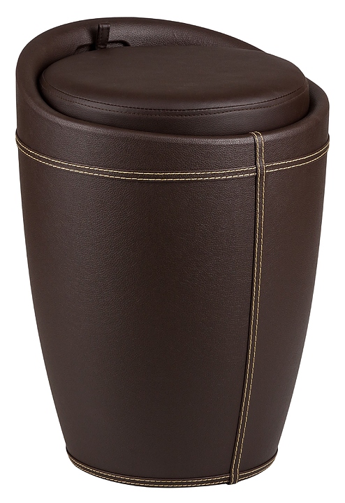 Пуф DOBRIN 1100HPVC-LM (коричневый)