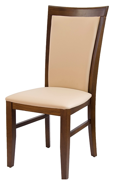 Стул BentWood Лондон бежевый/темный орех