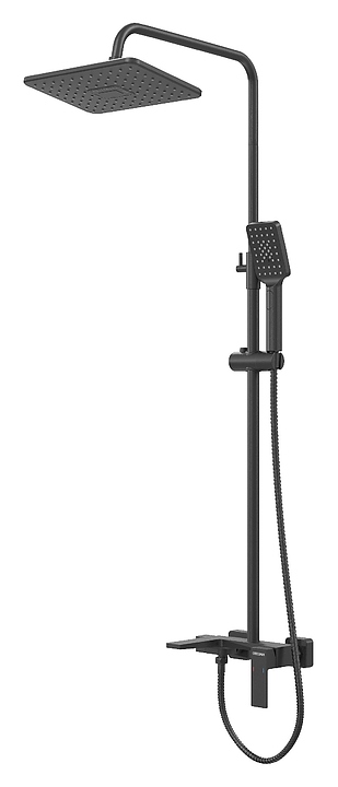 Душевая система Grossman Style 500.K35.05.210 черный матовый