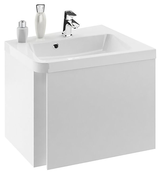 Тумба Ravak SD 10° 65 см, белая, правая