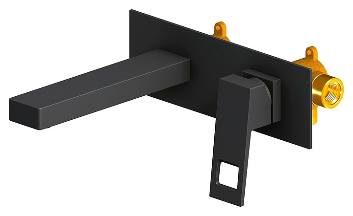 Смеситель для раковины TIMO Briana 7171/03SM встраиваемый, черный