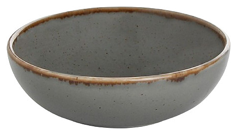 Салатник полуглубокий Porland Seasons 368109 темно-серый