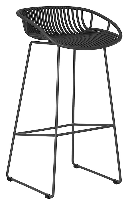 Стул барный DOBRIN 775APP-LMZL-N FRANK (темно-серый) 4 шт.