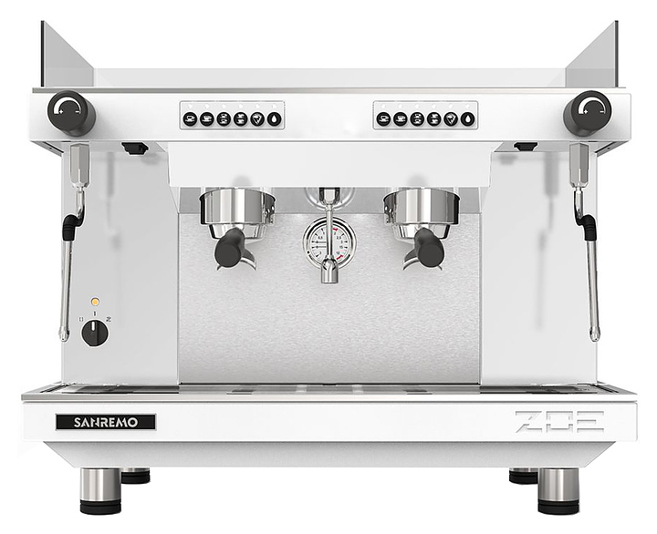Кофемашина Sanremo Zoe SED Tall 2 гр. белая
