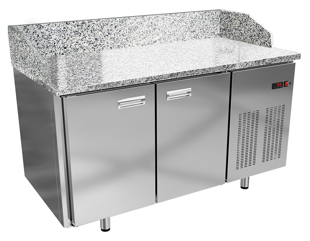 Стол холодильный для пиццы KRONER СХПг 2-140-70