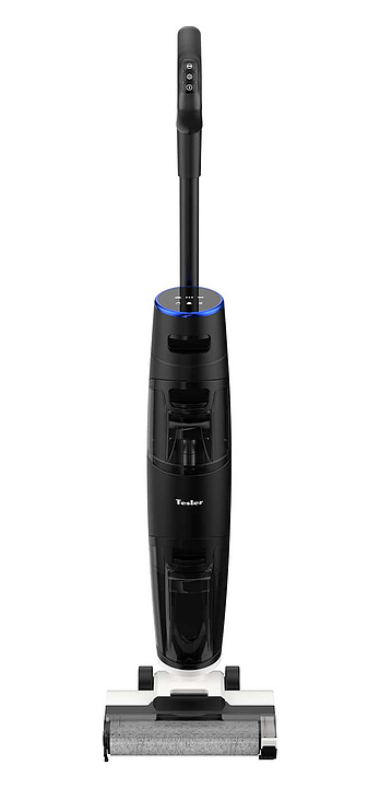 Пылесос вертикальный беспроводной моющий TESLER Pure Storm WD-7300 220 Вт белый/черный