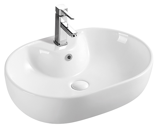 Раковина накладная Azario AZ2193 60х42х16 см, фаянс