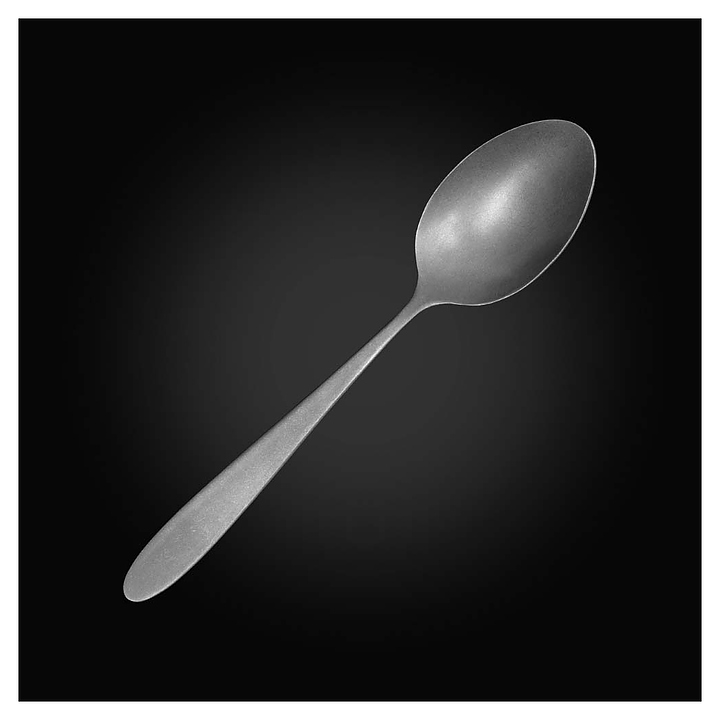 Ложка столовая Luxstahl Parma Province L=19,3 см (нерж. сталь) матовая сталь