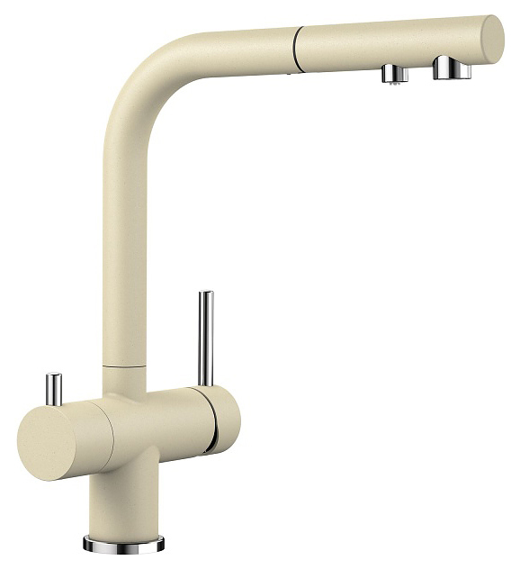 Смеситель для кухни выдвижной излив Blanco Fontas-S II 525203 шампань