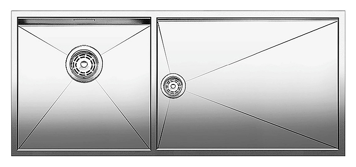 Кухонная мойка Blanco Zerox 400/550-T-U чаша слева