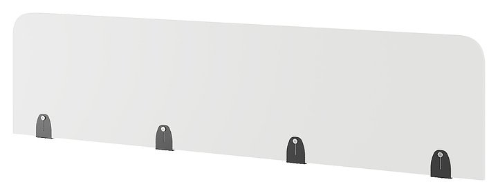 Верхний экран-перегородка КОБОР EV-160 black/premium (ЛДСП)