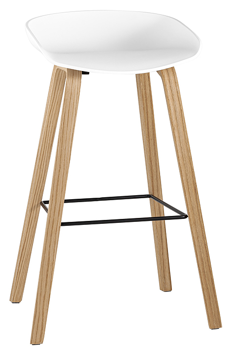 Стул барный Stool Group LIBRA белый