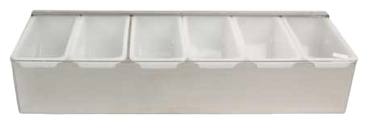 Контейнер для фруктов и специй P.L. Proff Cuisine JQ-OT282A (БАР) 30х14,5х8,5 см 4 отделения (нерж. сталь)