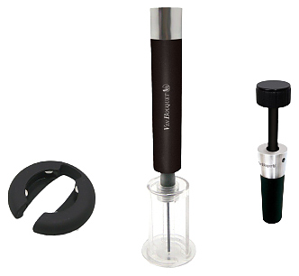 Набор для вина Vin Bouquet FI 010 SET штопор - воздушный насос с иглой, обрезатель фольги, колпачок-насос