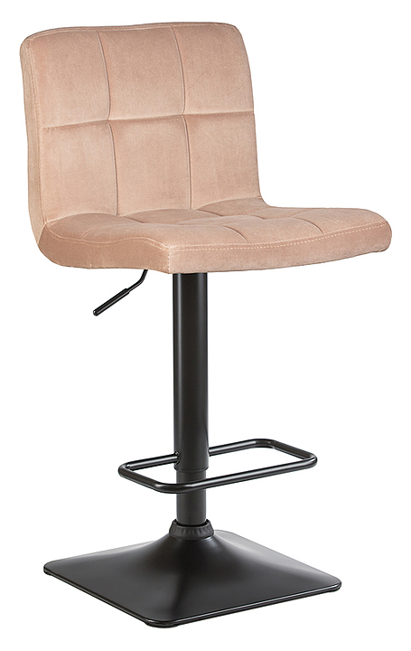 Стул барный DOBRIN 5018-LM-N DOMINIC (мокко велюр, черный) 2 шт.