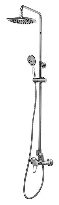 Душевая стойка LEMARK Omega LM3160C с верхней душевой лейкой 