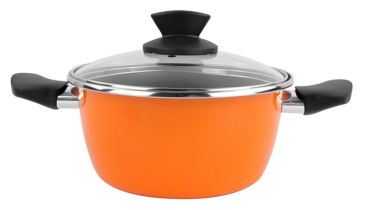 Кастрюля Vitrinor Valencia 21 20 с крышкой, низкая