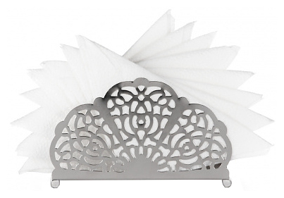 Салфетница Luxstahl Кружево 155х80 мм