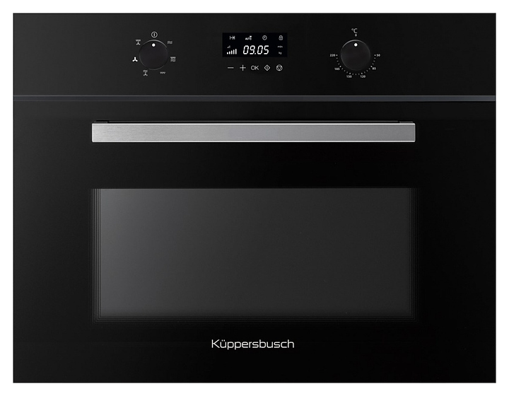 Духовой шкаф с микроволнами Kuppersbusch CMK 6120.0 S 3400 Вт 38 л 595х559х455 мм черный