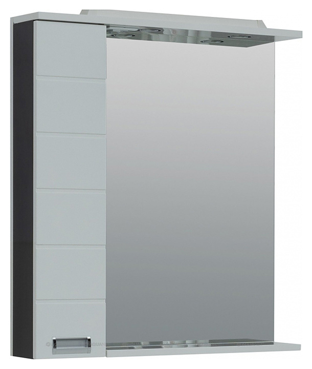 Зеркало Aquanet Сити 85 R венге