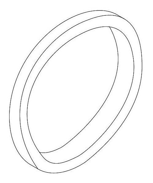 Уплотнительное кольцо нагревательного элемента PTFE D49 Sanremo 10502015 для кофемашин