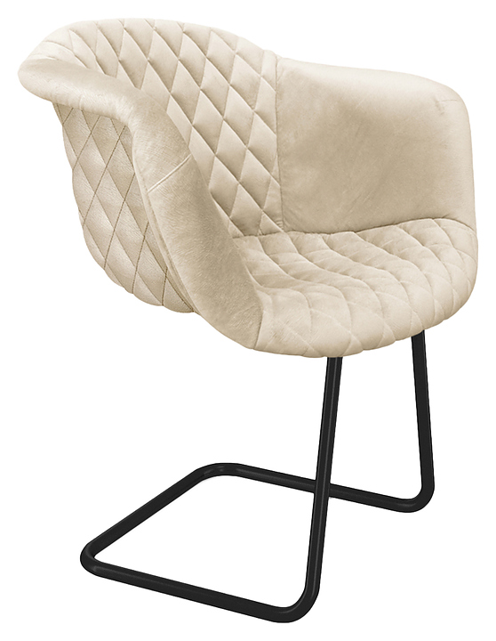 Стул Sheffilton SHT-ST31-C4/S45-1 кремовый / черный муар