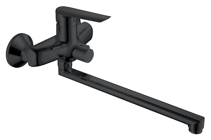 Смеситель для ванны и душа ESKO Lagos Black LG31B черный