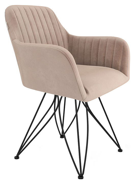 Стул Sheffilton SHT-ST38-1/S113 латте / черный муар