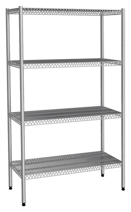 Стеллаж для посуды Gastroinox EMP.T.2.5310 7-18-4