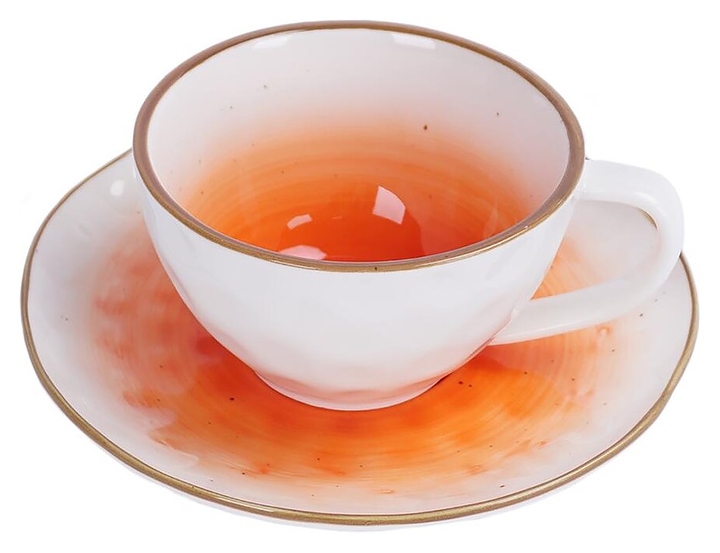 Чайная пара P.L. Proff Cuisine The Sun Eco 81229833 240 мл, оранжевая