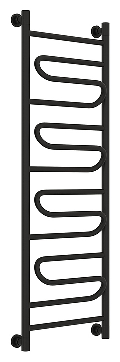 Полотенцесушитель водяной Сунержа Элегия+ 120x40 см матовый черный