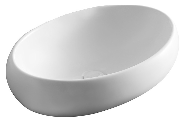 Раковина накладная Azario AZ428 58,5х40,5х14,5 см, фаянс